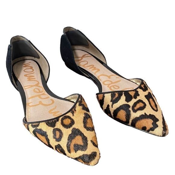 Sam Edelman leopard Riley d'orsay flats women’s size 6 - Picture 2 of 9